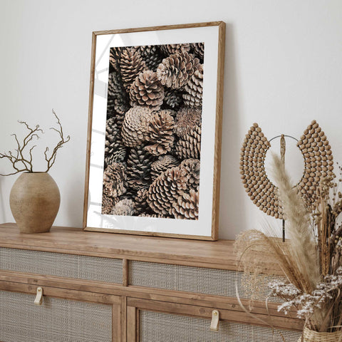 Scandinavian Style Cones Art