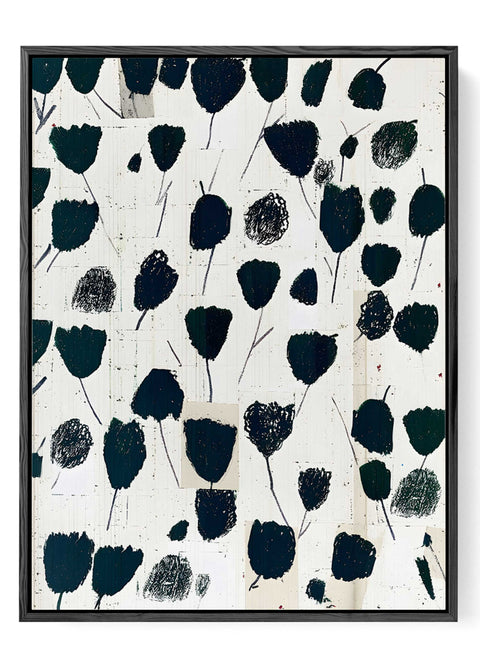 Minimalist botanical abstract decor