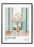 Minimalist botanical poster Madrid interior decor
