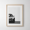 Porsche 964 Minimalist Poster – Black and Grey Line Art Print