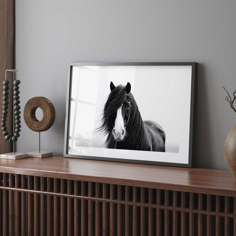 Minimalist equestrian home decor