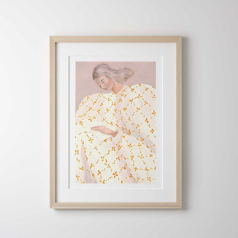 Minimalist feminine home decor print
