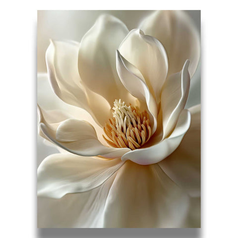 Minimalist ivory blossom poster