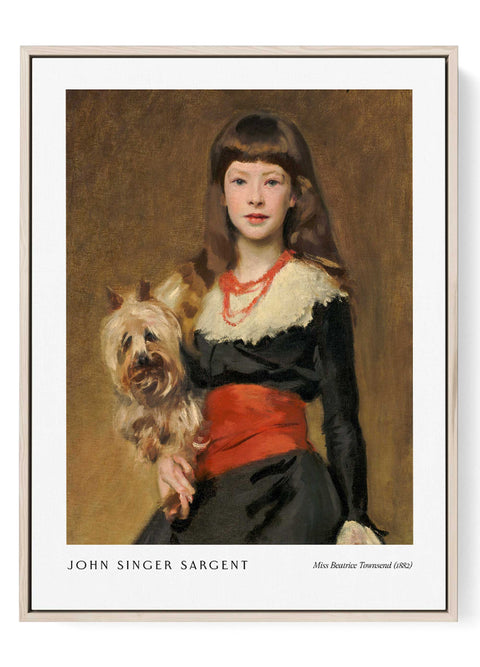 Miss Beatrice Townsend portrait print by John Singer Sargent