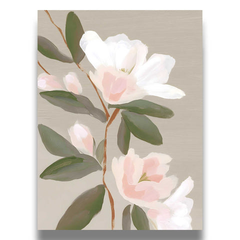 Modern botanical magnolia decor