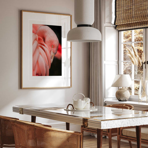 Modern coastal bird wall decor