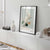 Modern floral wall print with soft background tones