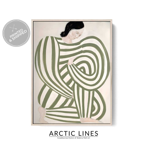 Modern gallery wall feminine art poster