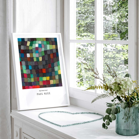 Modern geometric wall art print