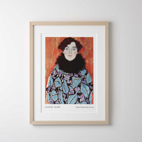 Modern interior decor klimt artwork