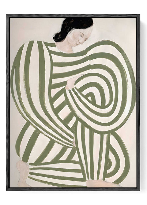 Modern minimalist female wall art poster