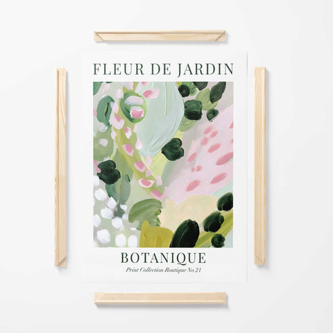 Modern organic home decor print