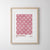 Modern polka dot wall poster Florence Italy decor