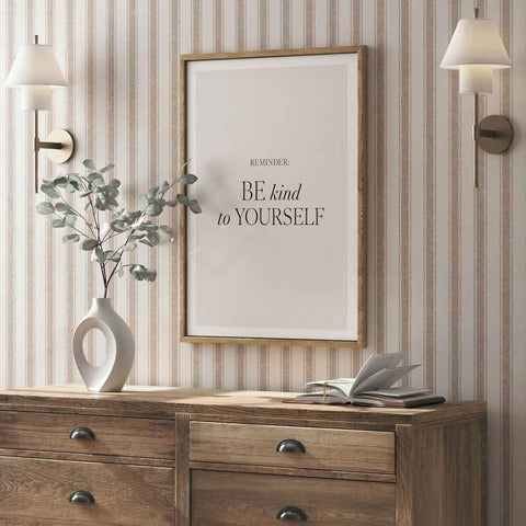 Modern self love quote poster