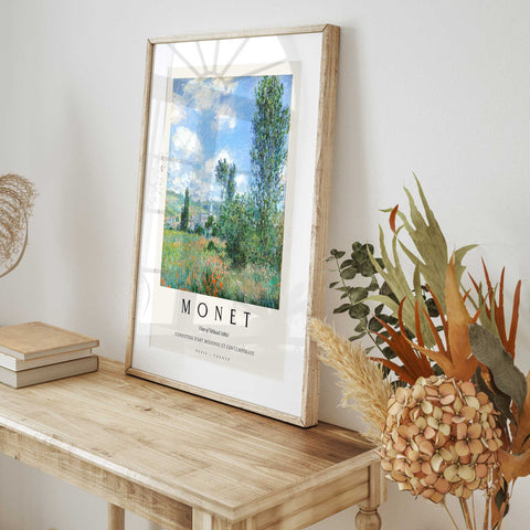 Monet 1880 landscape wall decor