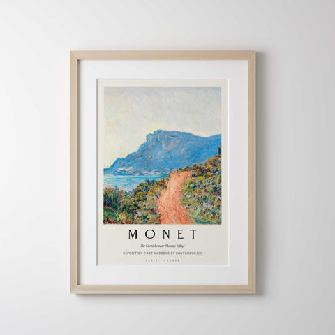 Monet 1884 Monaco museum print
