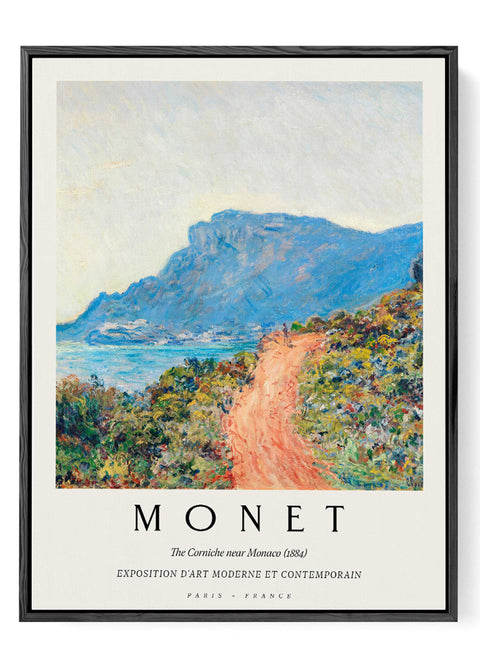 Monet French Riviera landscape print
