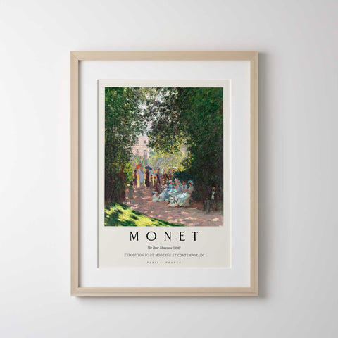 Monet green foliage art