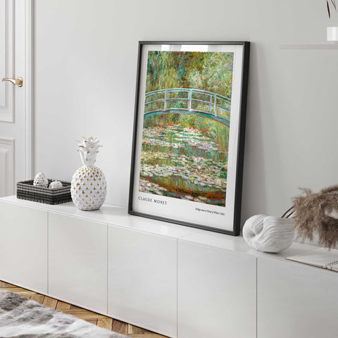 Monet japanese bridge artwork