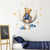 Moon-themed wall art for kids room and nursery