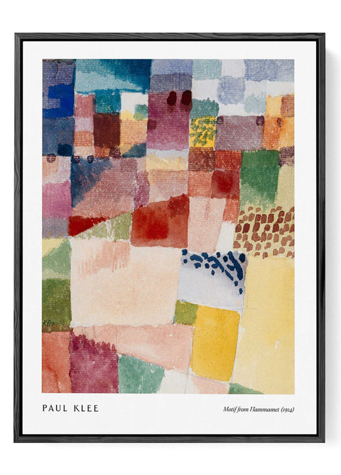 Motif from hammamet klee poster