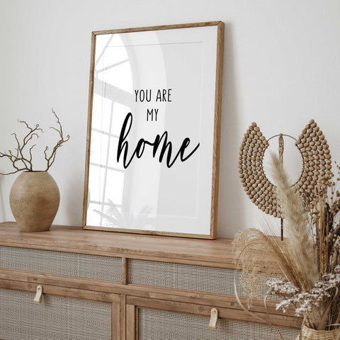 Heartfelt Home Calligraphy - Cozy Wall Art