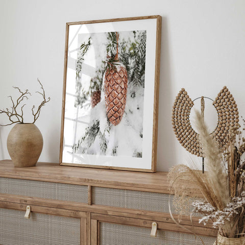 Christmas Tree Pine Cone Print