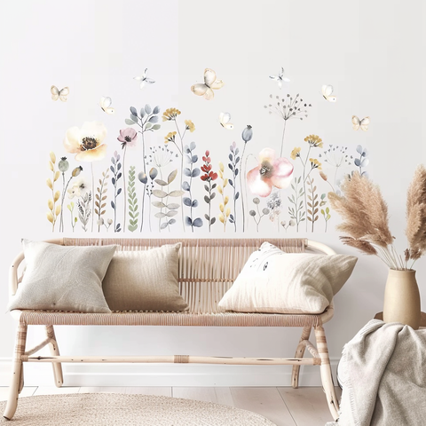 Natural home decor wall decals

