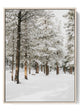 Whispering Pines Snow Poster