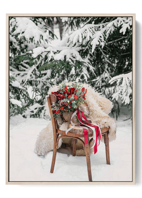 Rustic Winter Charm Poster
