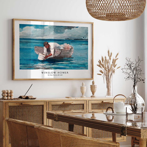 Nautical ocean scene art print