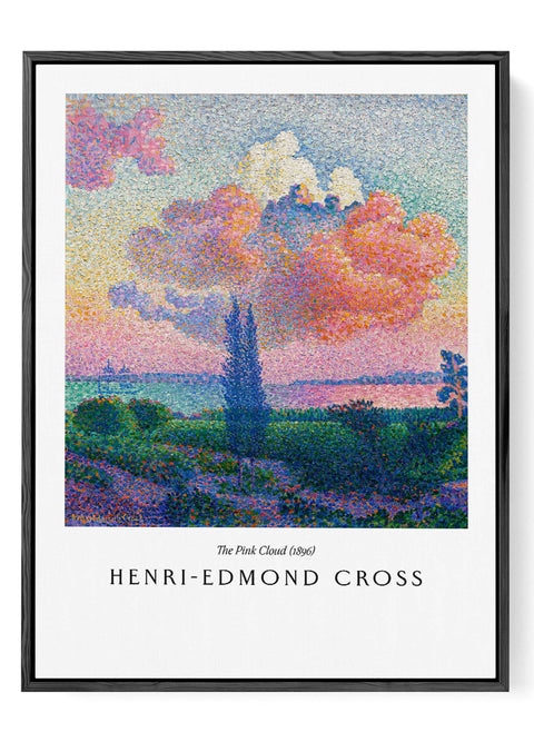 Neo Impressionist sunset landscape print