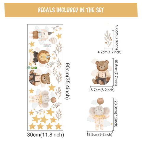 Neutral Animal Wall Stickers