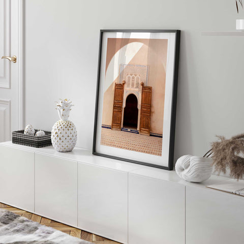 Neutral Moroccan wall art travel photography