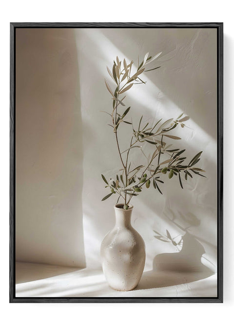 Neutral botanical wall decor