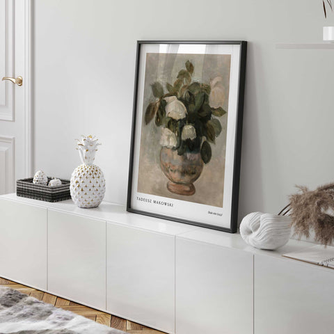 Neutral botanical wall decor print