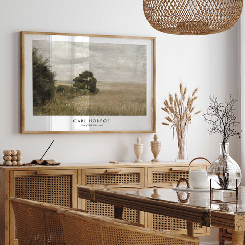 Neutral countryside poster