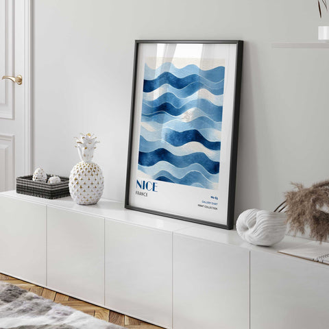 Nice art print ocean-inspired French wall decor