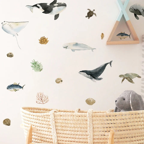 Orca Whale Wall Decal