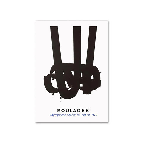 Outrenoir Technique - Soulages Olympic Canvas