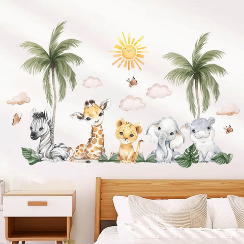 Palm tree nursery wall decor
