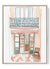 Paris bookstore watercolor print