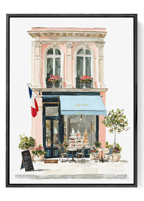 Paris cake shop print