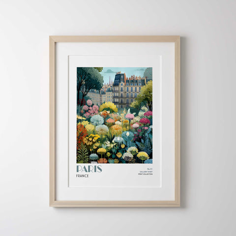 Paris decor with lush flowers