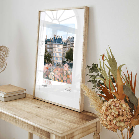 Paris garden city art print
