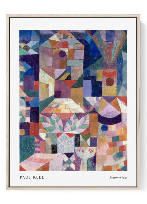 Paul klee burggarten poster