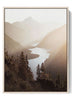 Serene Lake Valley Canvas Print - Breathtaking Mountain Landscape Art