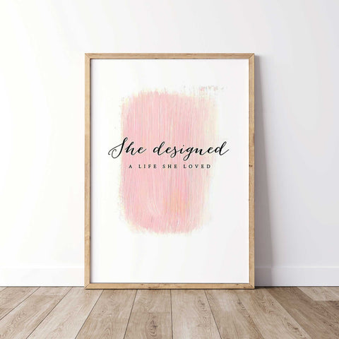 Motivational Typography Art Poster 