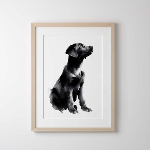Pet lover black Labrador wall decor