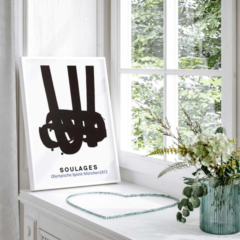 Pierre Soulages - Munich Olympic Energy Print